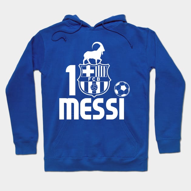 Messi GOAT Leo Messi Hoodie TeePublic